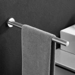 Sollbry - 40 cm porte serviette pour salle de bain - acier inox support de serviettes murale avec des ...