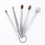 Lot de 5 cuillères mesureur cuisine ensemble de mini cuillères à mesurer en acier inoxydable cuillère ... Lot de 5 cuillères mesureur cuisine ensemble de mini cuillères à mesurer en acier inoxydable cuillère ...