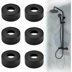 6 pices mitigeur douche, cache tuyau plomberie robinet en acier inoxydable rosace radiateur pour robinets ...