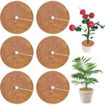 Sollbry - lot de 6 tapis de coco plantes, disque de paillage protection plante, disque de paillage coco, ...