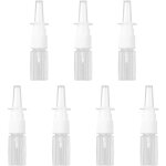 Sollbry lot de 7 flacons de spray nasal vides rechargeables - 20 ml - vaporisateur fin pour parfum, toner, ...