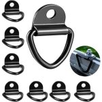 8 pcs anneaux d'arrimage , cochet d'ancrage v - ring pour remorque, cochet d'arrimage anneaux en d pour ...