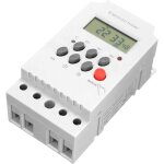 Ac 220v 25a minuterie programmable numrique rail din minuterie lectronique contrleur de commutateur ...