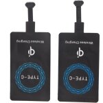 Sollbry autocollant de rcepteur de charge, 2pcs type - c qi chargeur sans fil autocollant de charge ...