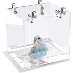 Baignoire pour oiseaux avec crochets de suspension pour petits oiseaux, perroquets, inséparables, canaris(1311 ... Baignoire pour oiseaux avec crochets de suspension pour petits oiseaux, perroquets, inséparables, canaris(1311 ...