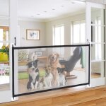 Barrire de scurit pour chien animal domestique barrire pour chien extensible portable barrire porte ...