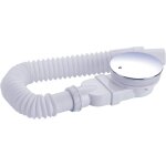 Sollbry - bonde de douche 90 mm, extra plat, trou de vidange pour bac de douche, siphon avec syst�me ...