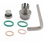 Sollbry bouchon de vidange d'huile moteur, bouchon de vidange surdimensionn� en acier inoxydable, kit ...