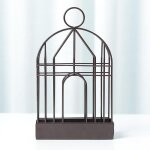 Brle - encens rtro, cage  oiseaux suspendue portable, dcoration de jardin extrieur, bar de cour ...