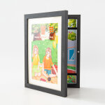 Sollbry cadre d'art interchangeable, cadre d'art, cadre photo  fermeture magntique pour dessin d'enfants, ...