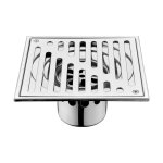 Caniveau de douche en acier inoxydable 110x110mm, siphon de sol pour salle de bain de grand calibre, ... Caniveau de douche en acier inoxydable 110x110mm, siphon de sol pour salle de bain de grand calibre, ...
