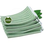 Sollbry - chiffon bambou - essuyage vitre sans trace, inox, chromes, miroirs - lot de 5 microfibres - ...