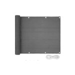 Clture d'cran de confidentialit de balcon 90x500cm, couverture de clture de garde - corps rsistante ...