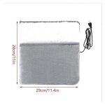 Coussin chauffant 29 x 28 cm, 5 v usb, chauffe - pieds électrique à chauffage rapide, chauffe - mains ... Coussin chauffant 29 x 28 cm, 5 v usb, chauffe - pieds électrique à chauffage rapide, chauffe - mains ...