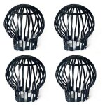 Sollbry - crapaudine de gouttire 4 pices filtre de gouttire anti feuille gouttir plastique protections ...