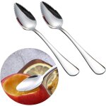 Cuillère à pamplemousse en acier inoxydable 2pcs cuillère à dessert, acier inoxydable cuillère, convient ... Cuillère à pamplemousse en acier inoxydable 2pcs cuillère à dessert, acier inoxydable cuillère, convient ...