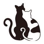 Sollbry - dcoration murale chat en mtal, dcoration murale d'amiti de chat en fer sculpture murale ...