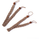 Embrasses de rideaux tresses, 2 pices, attaches de rideaux en corde, crochets d'embrasses de rideaux ...