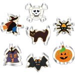 Sollbry emporte - pièces d'halloween en acier inoxydable, outils de modélisation de cuisson pour friandises ... Sollbry emporte - pièces d'halloween en acier inoxydable, outils de modélisation de cuisson pour friandises ...