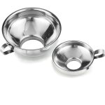 Sollbry entonnoir inox 2 pices entonnoir  confiture entonoir alimentaire entonnoir cuisine entonnoir ...