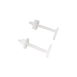 Sollbry - fixation d'abattant wc avec 2 vis  tte carre et 2 crous en plastique - idal pour remplacer ...