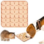 Gamelle chiot silicone, slow tapis lechage chien, tapis de leche pour chien, antidrapant tapis de lchage ...