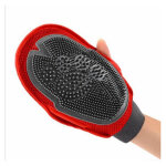 Gant de toilettage 2 en 1 pour animaux de compagnie, gant de massage pour animaux domestiques, gant de ...