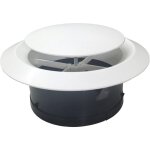 Sollbry grille d'aération ventilation ronde de plafond pour conduit 100mm sortie d'air murale ajustable ... Sollbry grille d'aération ventilation ronde de plafond pour conduit 100mm sortie d'air murale ajustable ...