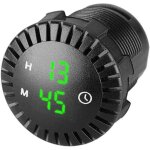 Sollbry - horloge led de voiture horloge tactile horloge num�rique de voiture �tanche 12v / 24v mini ...