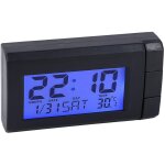 Sollbry - horloge thermomètre de voiture avec rétroéclairage bleu, horloge électronique avec affichage ... Sollbry - horloge thermomètre de voiture avec rétroéclairage bleu, horloge électronique avec affichage ...
