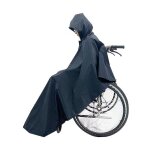 Impermable pour fauteuil roulant, poncho  capuche lger et impermable avec bandes rflchissantes ...