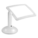Loupe rectangulaire avec lumire led 5xpour livres, malvoyant, personnes ges, couture, bijoux - sollbry ...