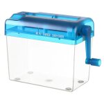 Sollbry - mini dchiqueteuse de papier manuelle portable pour un usage domestique, documents a6 - outil ...