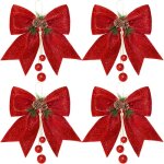 N?uds de noël à paillettes, n?uds de couronnes rouges, n?uds d'arbre de noël à paillettes, n?uds décoratifs ... N?uds de noël à paillettes, n?uds de couronnes rouges, n?uds d'arbre de noël à paillettes, n?uds décoratifs ...
