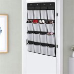 Sollbry organiseur de chaussures  suspendre sur porte 16 grandes poches la porte avec 4 crochets solides ...