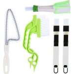 Outil de nettoyage de rainure de fentre 6 pices, brosses de nettoyage d'angle de rainure de porte de ...
