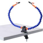 Outil de station de soudage  la troisime main, deux bras flexibles avec clips pivotants + base en aluminium ...