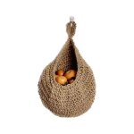 Panier  fruits mural, sac  lgumes, panier  fleurs tress en corde de chanvre, marron, orchide fruite ...