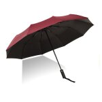 Parapluie de voyage automatique coupe - vent lger solide compact protection uv parapluies de pluie 8 ...
