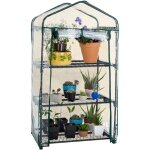 Petite serre de plain - pied avec couvercle en plastique pvc, serre portable  l'extrieur, utilise ...