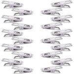 Sollbry pinces � linge, 20 pcs pinces � linge inox, pinces � linge m�tal, petites pinces � linge, multifonctio ...