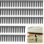 Sollbry - piquets de fil pour tondeuse robot, piquets en plastique robustes, lot de 200 piquets de fil ...