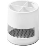 Sollbry porte - brosse � dents avec 4 compartiments, support de rangement pour brosses � dents �lectrique ...