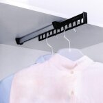 Sollbry porte cintre coulissant manteaux armoire garde - robe extractible coulissant pour cintre support ...