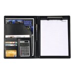Porte - documents en cuir, porte - bloc - notes, classeur, presse - papiers en cuir pour confrence de ...