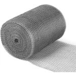 Sollbry rouleau de treillis mtallique en acier inoxydable 12, 7 x 600 cm, laine d'acier inoxydable flexible ...