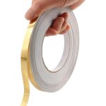 Sollbry - ruban adh�sif en film pet dor� � d�coller et � coller, moulure murale autocollante avec finition ...