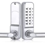 Serrure de porte mécanique numérique avec poignée, serrure à combinaison de 1 à 11 chiffres serrure à ... Serrure de porte mécanique numérique avec poignée, serrure à combinaison de 1 à 11 chiffres serrure à ...