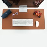 Sous - main de bureau en cuir, tapis de souris, tapis de bureau, sous - main antidérapant en cuir pu, ... Sous - main de bureau en cuir, tapis de souris, tapis de bureau, sous - main antidérapant en cuir pu, ...
