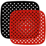 Sollbry tampon de friteuse en silicone  air rutilisables tapis pour friteuse faciles  nettoyer tapis ...